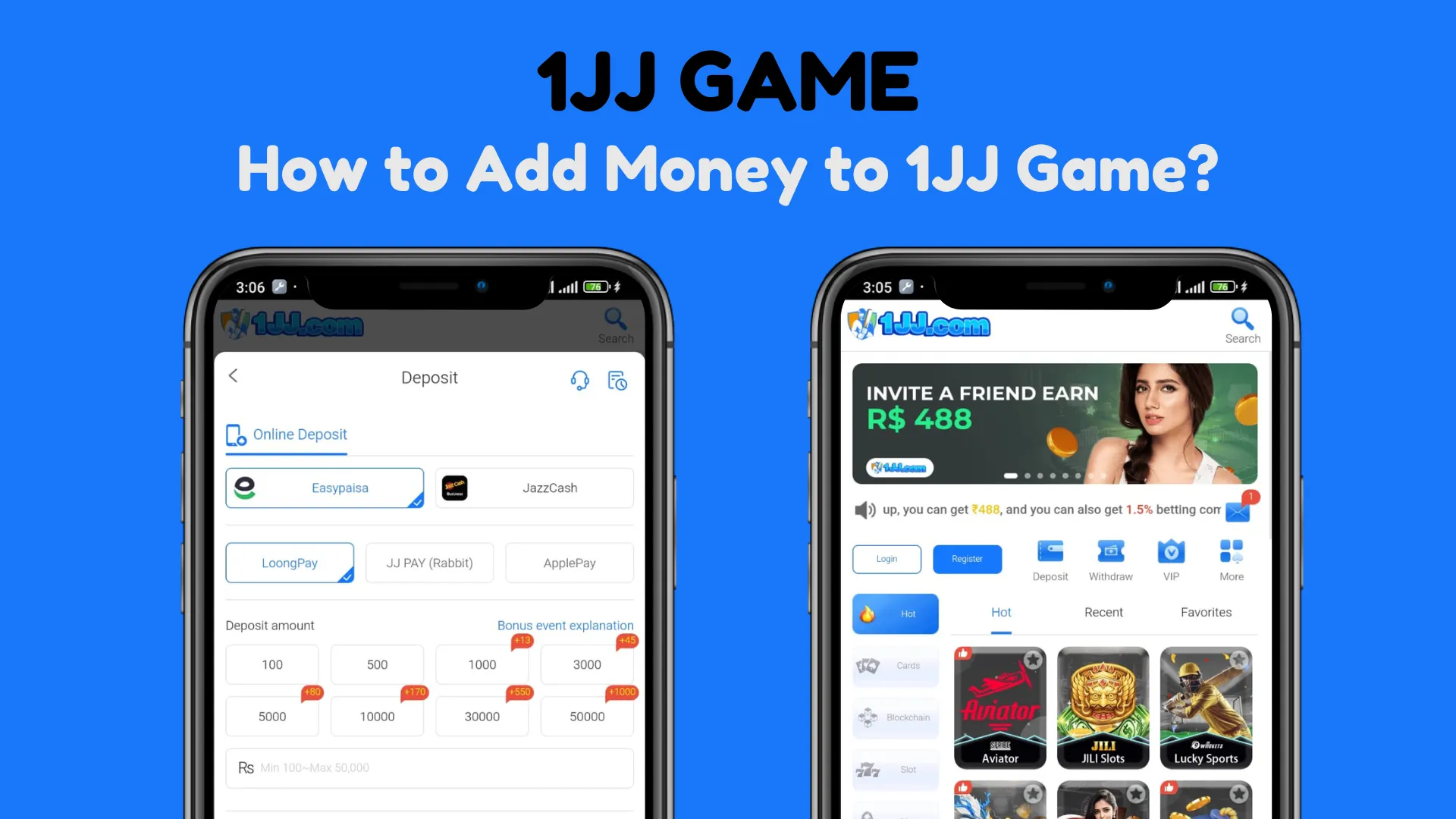 1jj game deposit